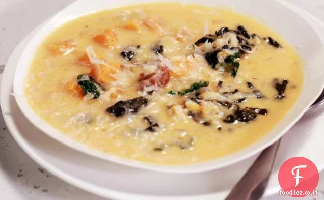 Zuppa di salsiccia, Zucca e Arborio