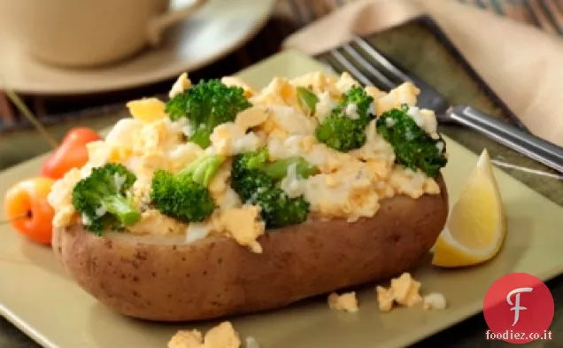 Broccoli-uovo farcito patate al forno