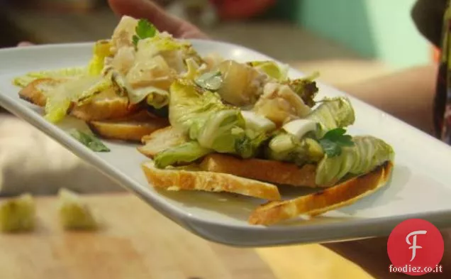 Insalata di pollo alla griglia Caesar