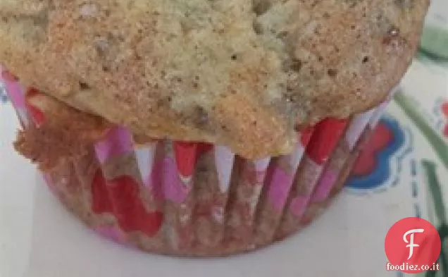 Muffin di briciole di banana più sani