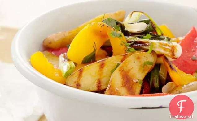Insalata di patate e pepe alla griglia