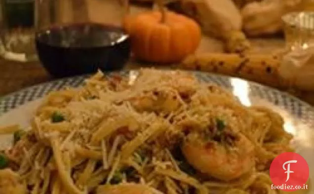 Linguine di Gamberi e Aragosta di Langostino
