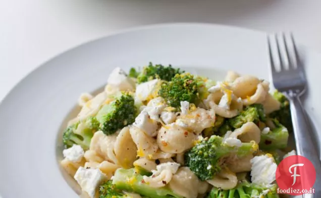 Brocolli piccanti e Orecchiette al Formaggio di Capra