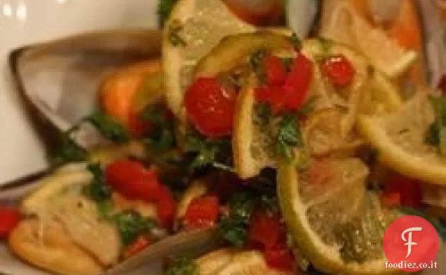 Cozze grigliate con Burro al Curry