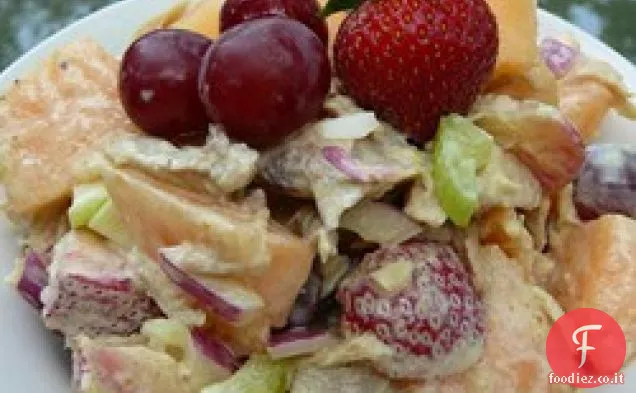 Insalata di pollo e melone