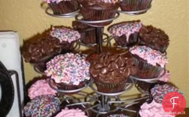 Cupcakes al cioccolato e nocciole