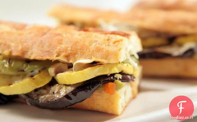 Panini di verdure alla griglia