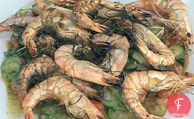 L'ultimo gamberetti alla griglia
