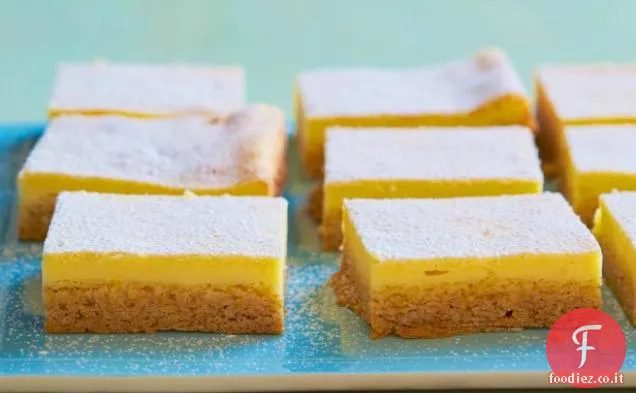 Quadrati di crema al limone