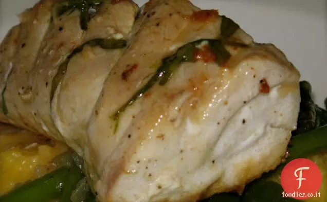 Domestic Diva's Pan Cernia arrosto con vino bianco e dragoncello