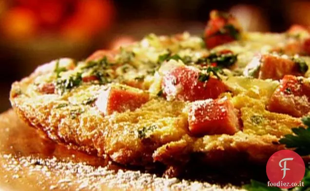 Prosciutto Affumicato, Gruyère e Frittata di Cipolla Caramellata