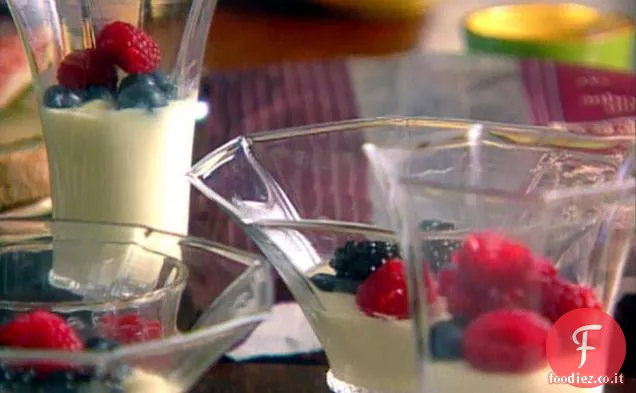 Panna Cotta ai Frutti di Bosco Freschi