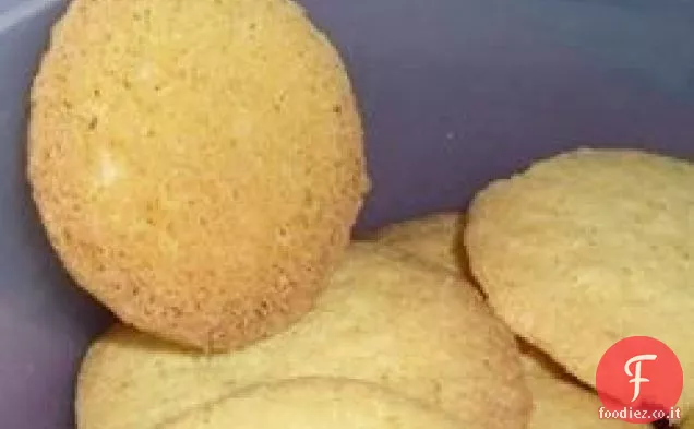 Biscotti al cocco di farina di mais