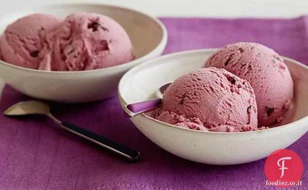 Gelato con chip Blackberry
