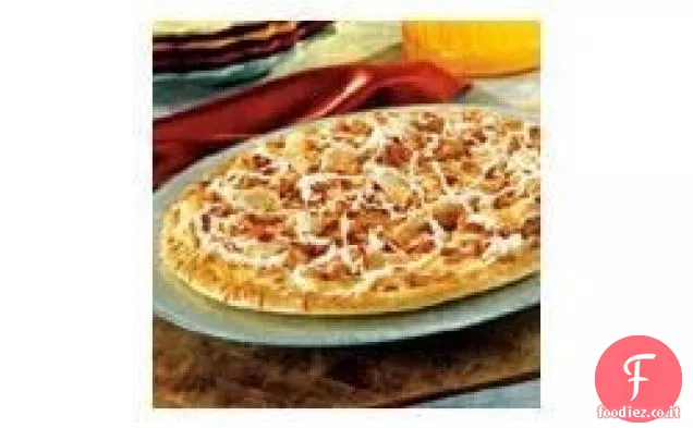 Pizza Ranch di pollo con pancetta