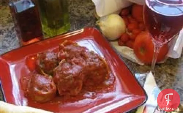 Facile italiano conchiglie ripiene e polpette