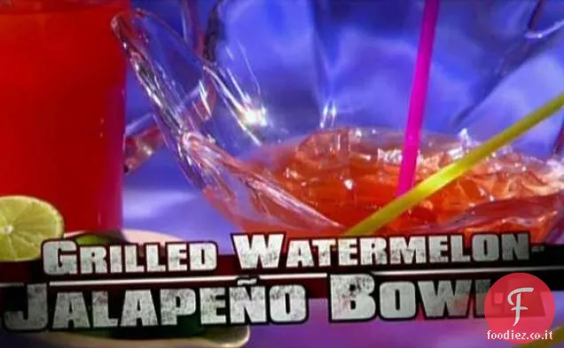 Cocomero alla griglia e Jalapeno Bowla