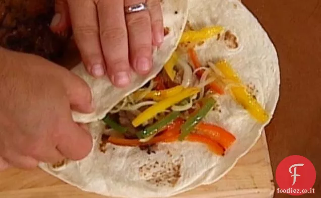 Fajitas di manzo