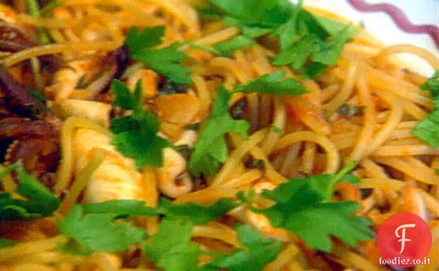 Calamari sulla pasta