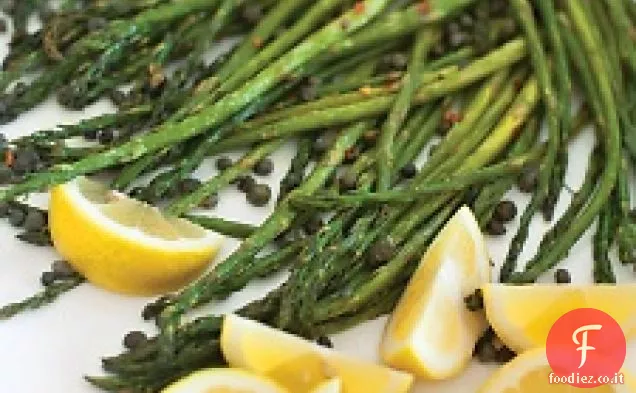 Asparagi Arrostiti con Capperi e Limone