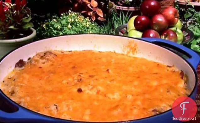 Purè di patate con aglio e formaggio