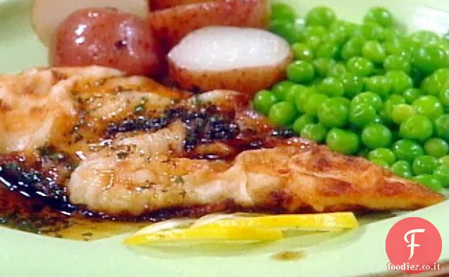 Sole Meuniere con Salsa al Burro Balsamico Marrone
