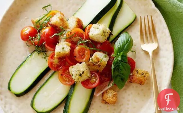 Insalata di Zucchine e Pomodoro Panzanella