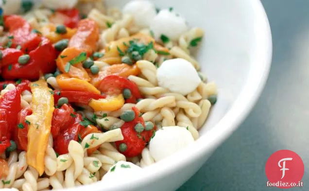 Peperoni Arrostiti, Capperi e Mozzarella