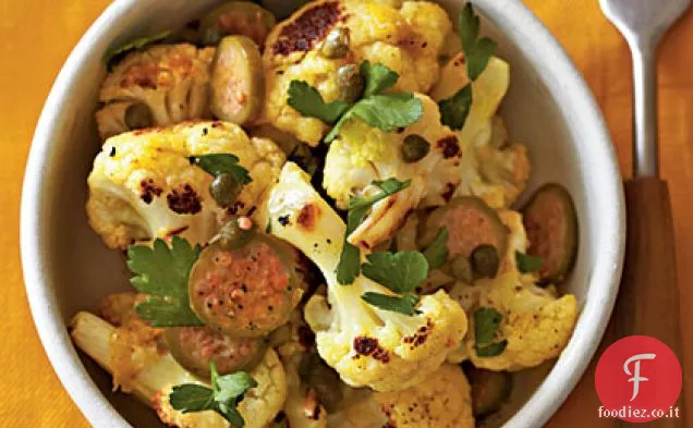 Cavolfiore al curry con Capperi