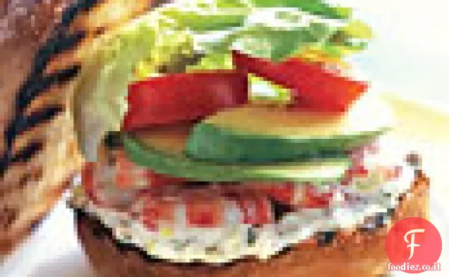 Panini di gamberetti con maionese di dragoncello e cappero