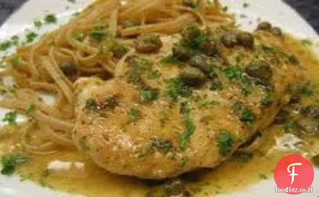 Petti di pollo in salsa di crema di capperi