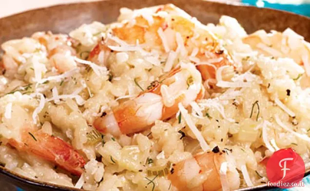 Risotto di gamberi e Finocchi