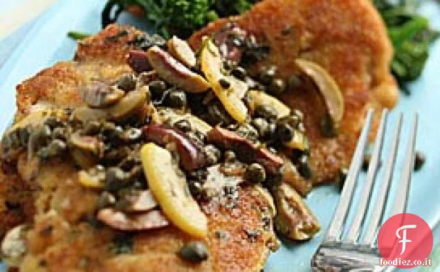 Filetto di Maiale con Limone, Capperi e Olive