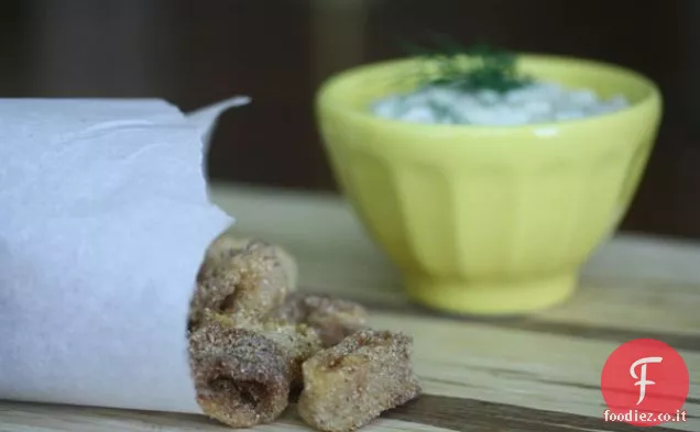 Calamari fritti con salsa tartara di aneto