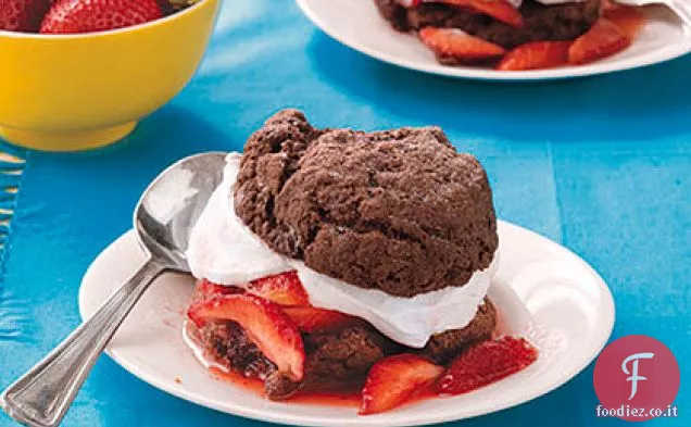 Dolcecuore alla fragola al cioccolato