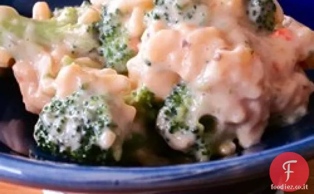 Casseruola di riso broccoli formaggio