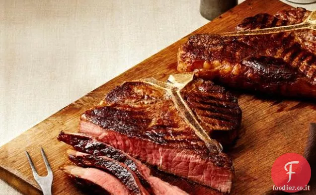 Bistecche alla fiorentina alla griglia