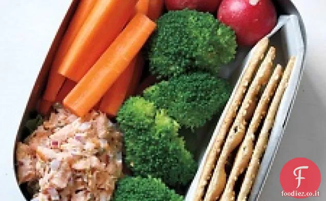 Insalata di salmone tritata