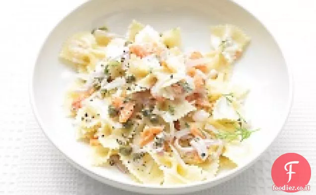 Farfalle Con Salmone Affumicato e Crema di Formaggio
