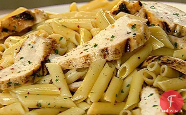 Pasta al limone facile con pollo