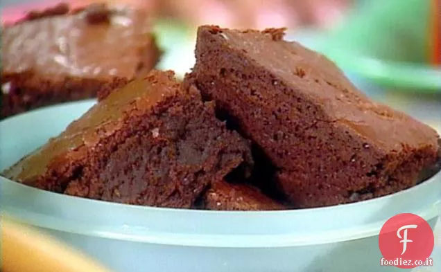 Brownies agrodolci sulla spiaggia