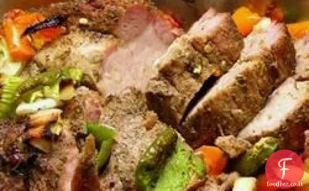 Lonza di maiale arrosto Cajun