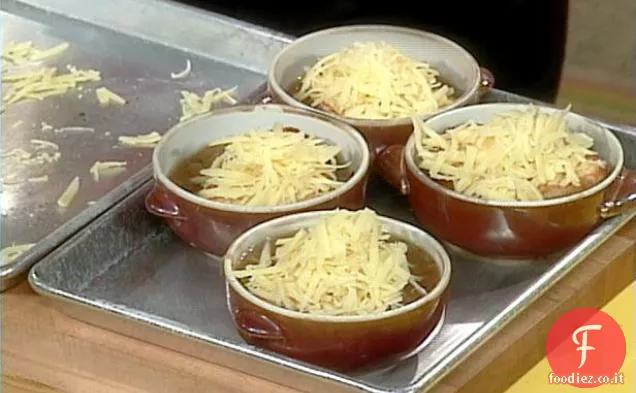 Oh Così buona zuppa di cipolle francese