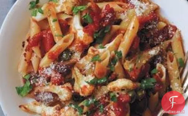 Cavolfiore Penne Puttanesca