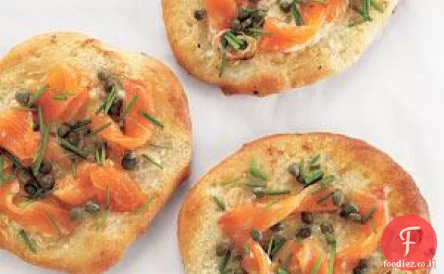 Pizzette di Salmone affumicato