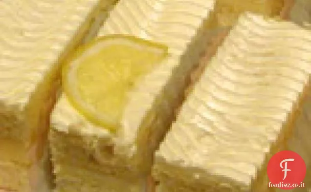 Torta di fogli di strato di limone