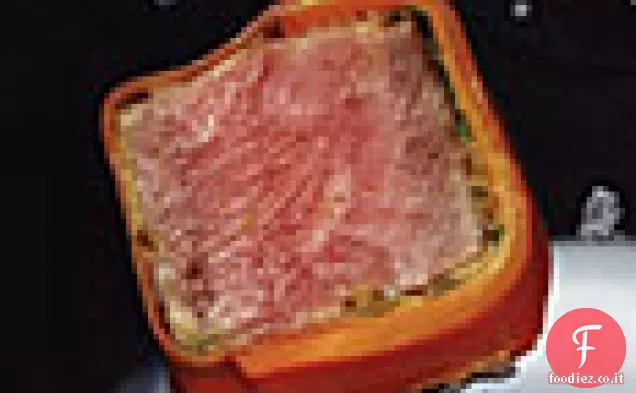 Sushi di carote e manzo con senape di cappero e basilico