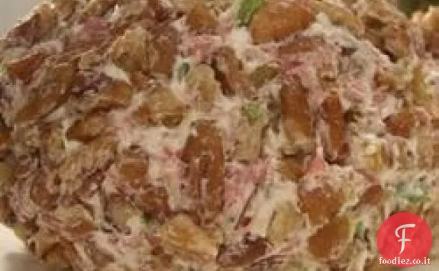 Crema di formaggio e palla di manzo secco tritato