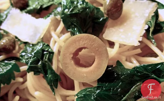 Pasta * Con Prezzemolo, Capperi e Olive