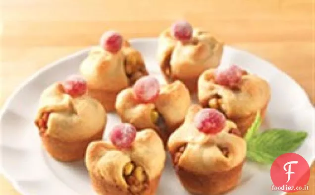 Morsi di Brie al forno con mirtilli rossi zuccherati